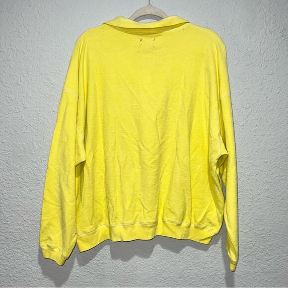 Urban Outfitters Out From Under Jacintha Reverse Henley Sweatshirt Top - Picture 4 of 7